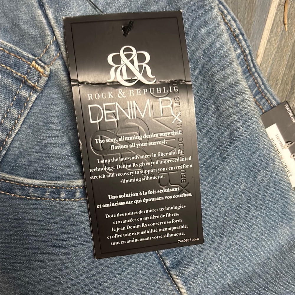 Nwt Rock & Republic High Waisted Fever Short Size 8M - Picture 4 of 11